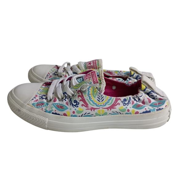 Converse Shoreline Slip On Multicolor Floral Paisley Women's size 8 - Picture 1 of 11